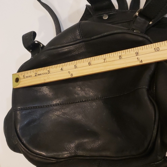 Genuine Leather Backpack  Multi-functional Elegant unisex - Picture 13 of 16